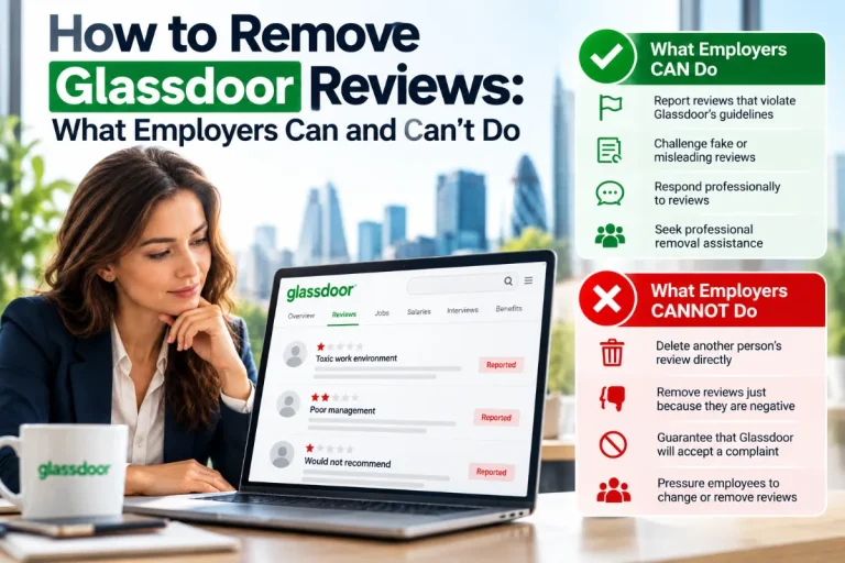 Can you delete Glassdoor reviews? What employers can and can't do on Glassdoor