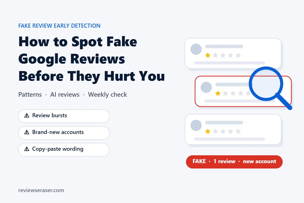 How to spot fake Google reviews before they hurt your reputation - early warning signs
